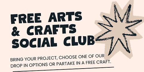 Free arts and crafts social club