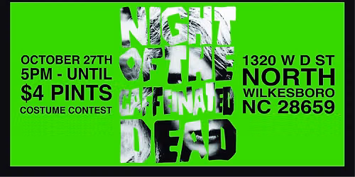 Night of the Caffienated Dead - Costume Party
