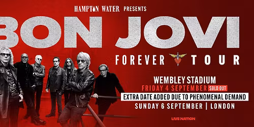 Bon Jovi | Forever Tour | Wembley Stadium | September 2026