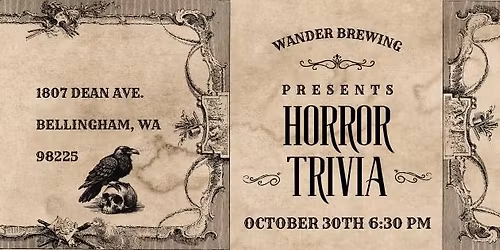 Wander Brewing Horror Trivia