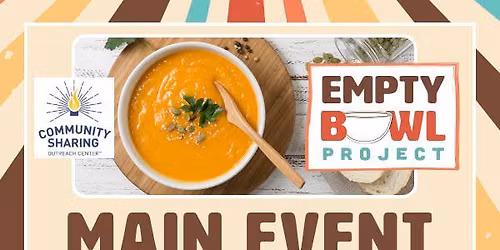 Community Sharing Empty Bowl Project Fundraiser 