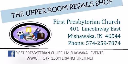 UPPER ROOM- RESALE SHOP