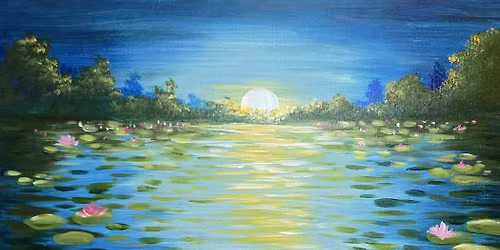 Monet's Sunset Lilies