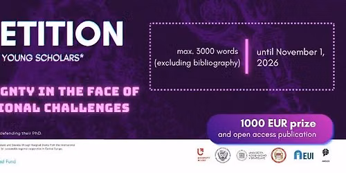 Essay Competition for Young Scholars: State Sovereignty in the Face of New Transnational Challenges
