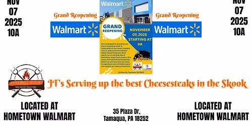 JT's at Hometown Walmart Grand Reopening