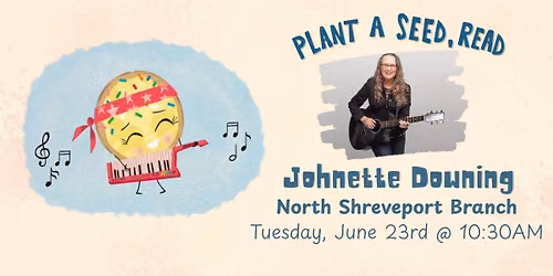 Johnette Downing at the North Shreveport Branch