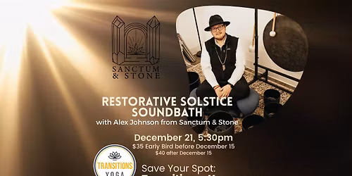 Restorative Solstice Soundbath with Alex Johnson