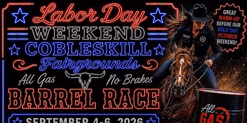 Labor Day weekend Barrel Race