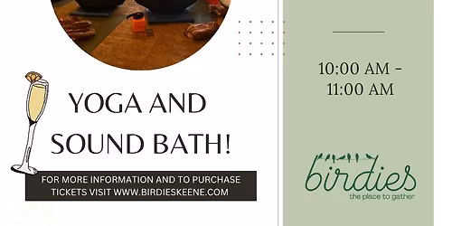 Yoga and Sound Bath!