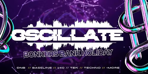 \u2728\ud83d\udc9c OSCILLATE #5 \u2013 BONKERS BANK HOLIDAY \ud83d\udc9c\u2728