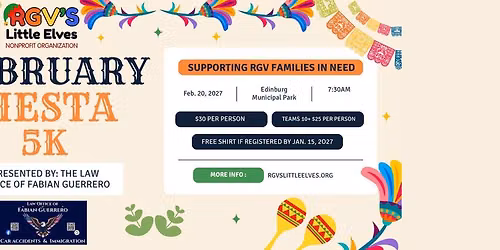 RGV's Little Elves February Fiesta 5k