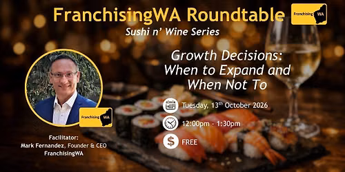 Sushi n' Wine Roundtable 13.10.2026