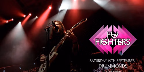 Fu Fighters live Drummonds Aberdeen