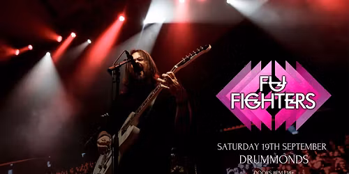 Fu Fighters live Drummonds Aberdeen 
