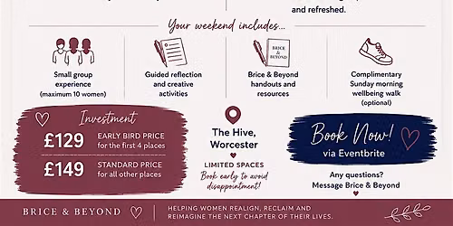 Midlife Reset Weekend to pause, reflect and embrace