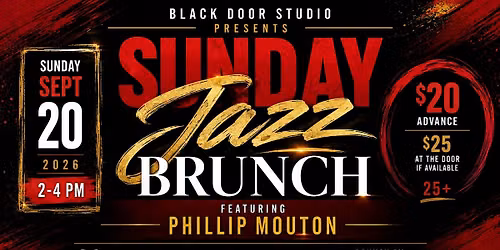 Black Door Studio Presents: Sunday Jazz Brunch featuring Philip Mouton