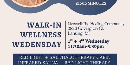 Feel Better Faster ~ Walk-in Wellness Clinic Services