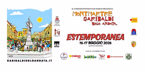 Estemporanea d'Arte \u2013 Montmartre-Garibaldi solo andata 2026 (quinta edizione)