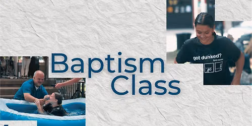 Baptism Class @ First Medina