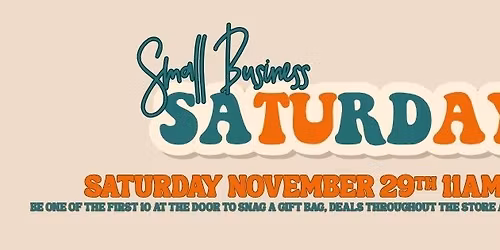 Small Business Saturday @ The Turquoise Trailer Boutique