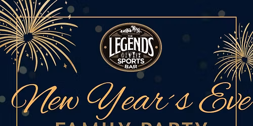 New Years Eve Family Party at Legends Bar Stonham 