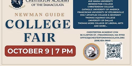 Newman Guide College Fair