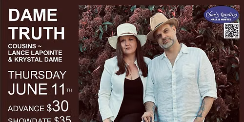 Dame Truth, Lance Lapointe & Krystal Dame @Char's, Port Alberni