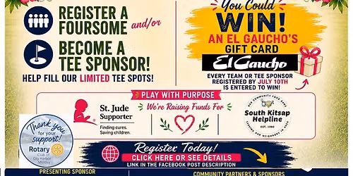 Golferitaville 2026 - Benefitting Local Food Source & St. Judes