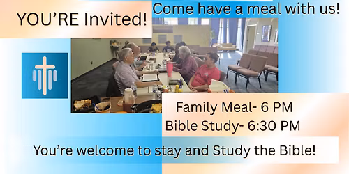 Sunday Evening Light Meal and Study