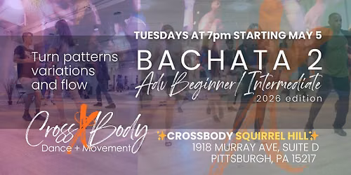 Bachata 2 Advanced Beginner\/Intermediate with Rachel & Vincent