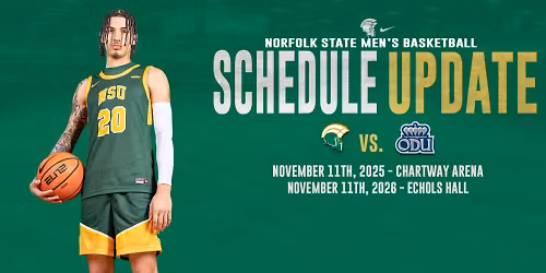 Norfolk State Spartans at Old Dominion Monarchs Mens Basketball