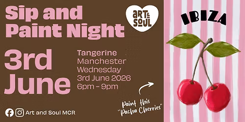 Sip and Paint Night at Tangerine, Manchester