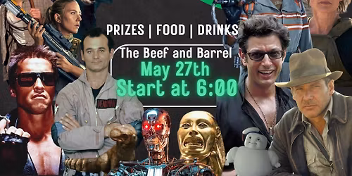 Film Franchise Trivia Night (Ghostbusters, Jurassic, Terminator, & Indiana Jones) 