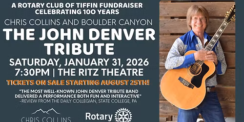 The John Denver Tribute | Chris Collins and Boulder Canyon at The Ritz Theatre