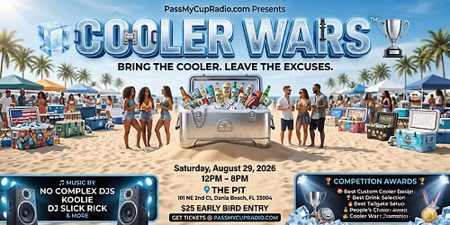 COOLER WARS \u2013 The Ultimate Tailgate Cooler Competition & Day Party