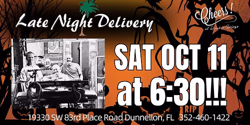 Late Night Delivery - Live at Cheers!