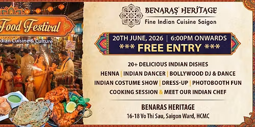 INDIAN FOOD FESTIVAL 2026 @ BENARAS HERITAGE