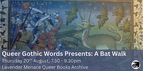 Queer Gothic Words Presents: A Bat Walk