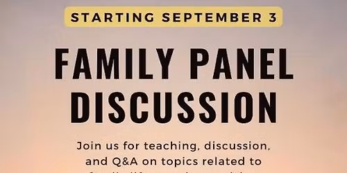 Christian Family Panel Discussion