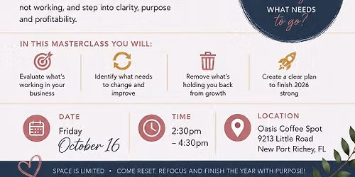 The Business Reset Masterclass 