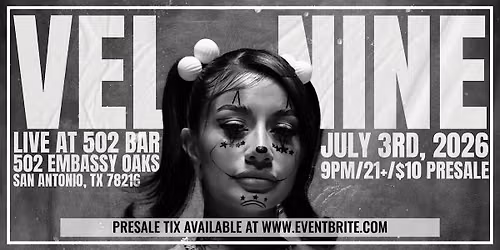 Vel Nine live at 502 Bar - SATX