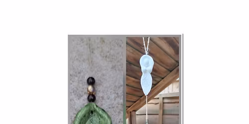 Sacred Feminine Creatives Making a clay goddess pendant