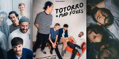 Totorro + Mad Foxes @Nantes \/ Le Ferrailleur