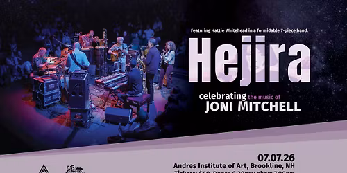 Hejira concert to raise funds for the Andres Institute of Art