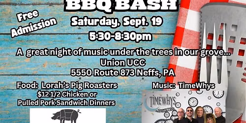 BBQ Bash at Union UCC's Grove, Neffs