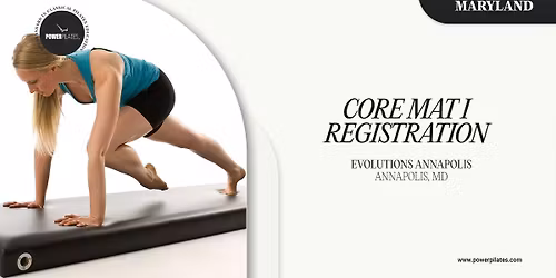 PILATES CERTIFICATION COURSE: Core Mat I in Annapolis, MD