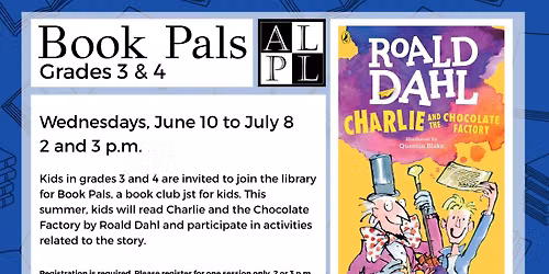 Book Pals - Grades 3 & 4