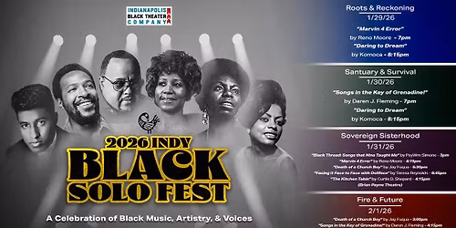 2026 INDY BLACK SOLO FEST - Presented by the Indianapolis Black Theater Company