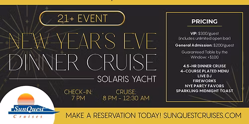 New Year's Eve Dinner Cruise