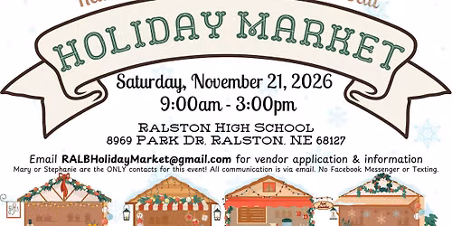 Ralston American Legion Baseball Holiday Market